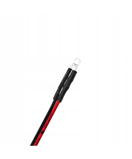 Dioda LED 3mm 12v - czerwona migająca