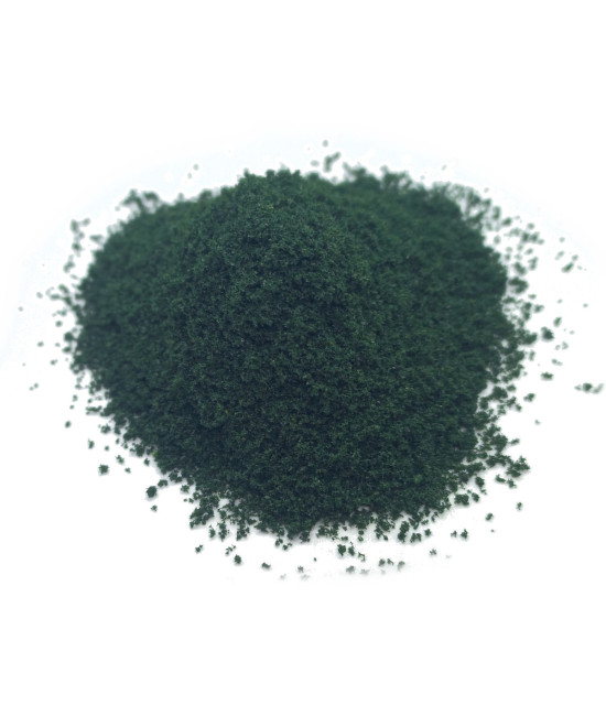 Posypka, mech, krzaczki - ciemna zieleń