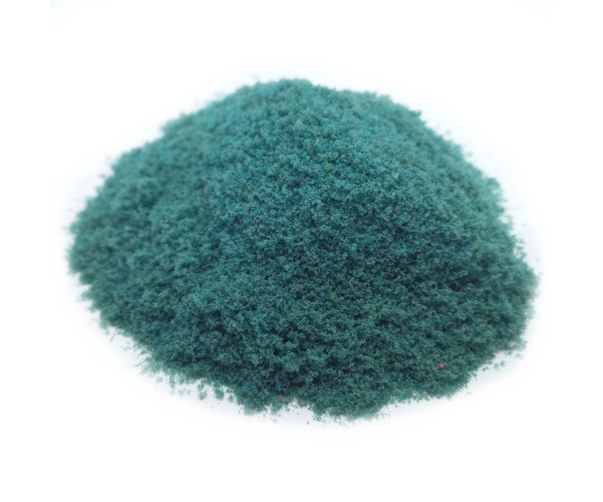 Posypka, kwiatki, krzaczki - turkusowy ciemny