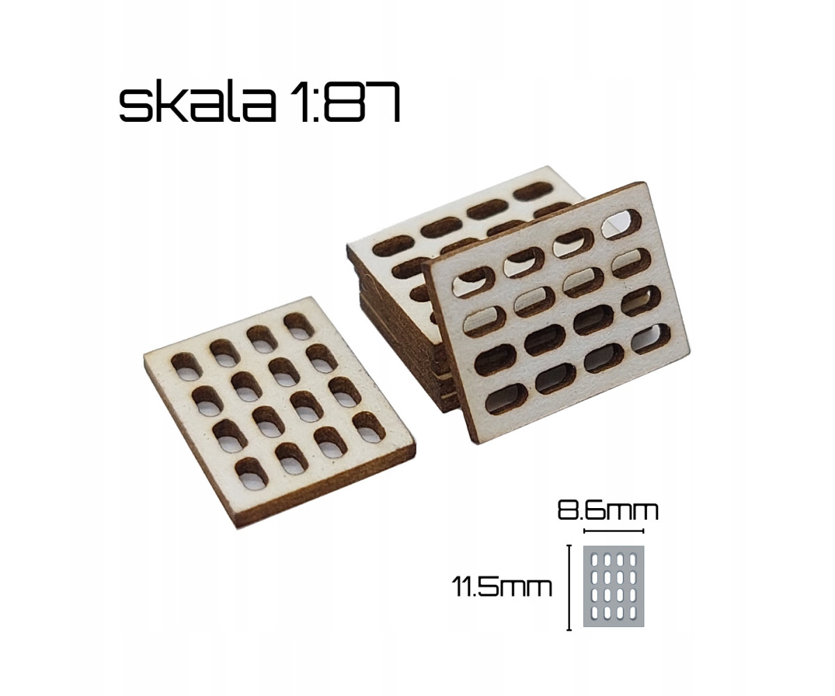 Płyty betonowe JUMBO, skala H0 1:87, 30 sztuk