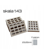 Płyty betonowe JUMBO, skala 1:43, 20 sztuk