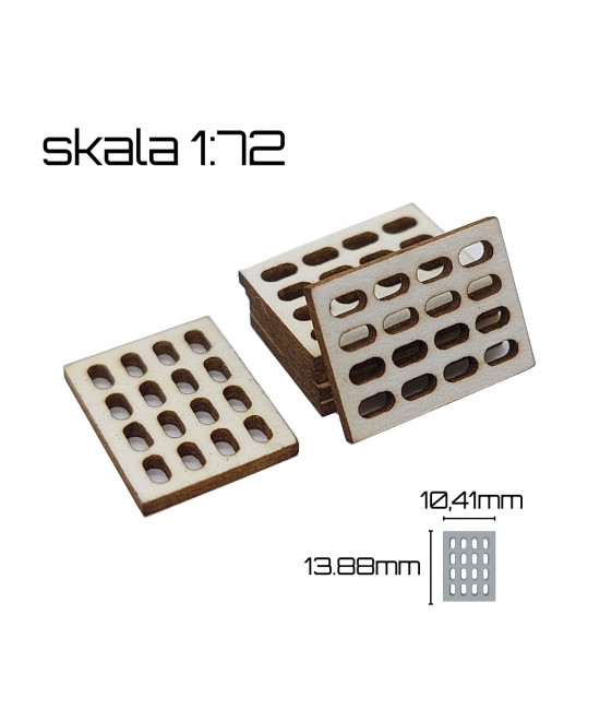 Płyty betonowe JUMBO, skala 1:72, 30 sztuk