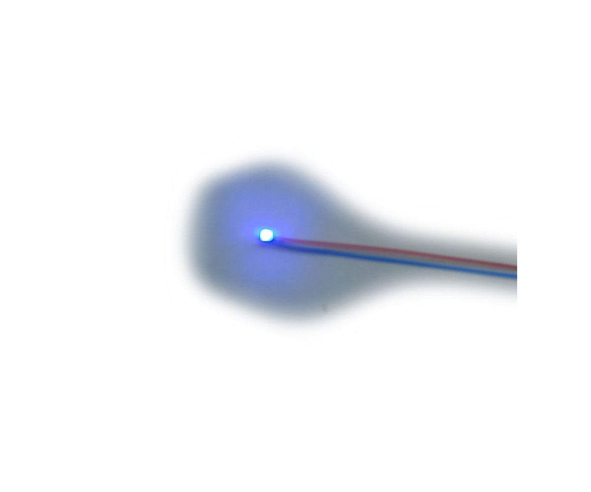 Dioda LED 0402 3v niebieska + rezystor