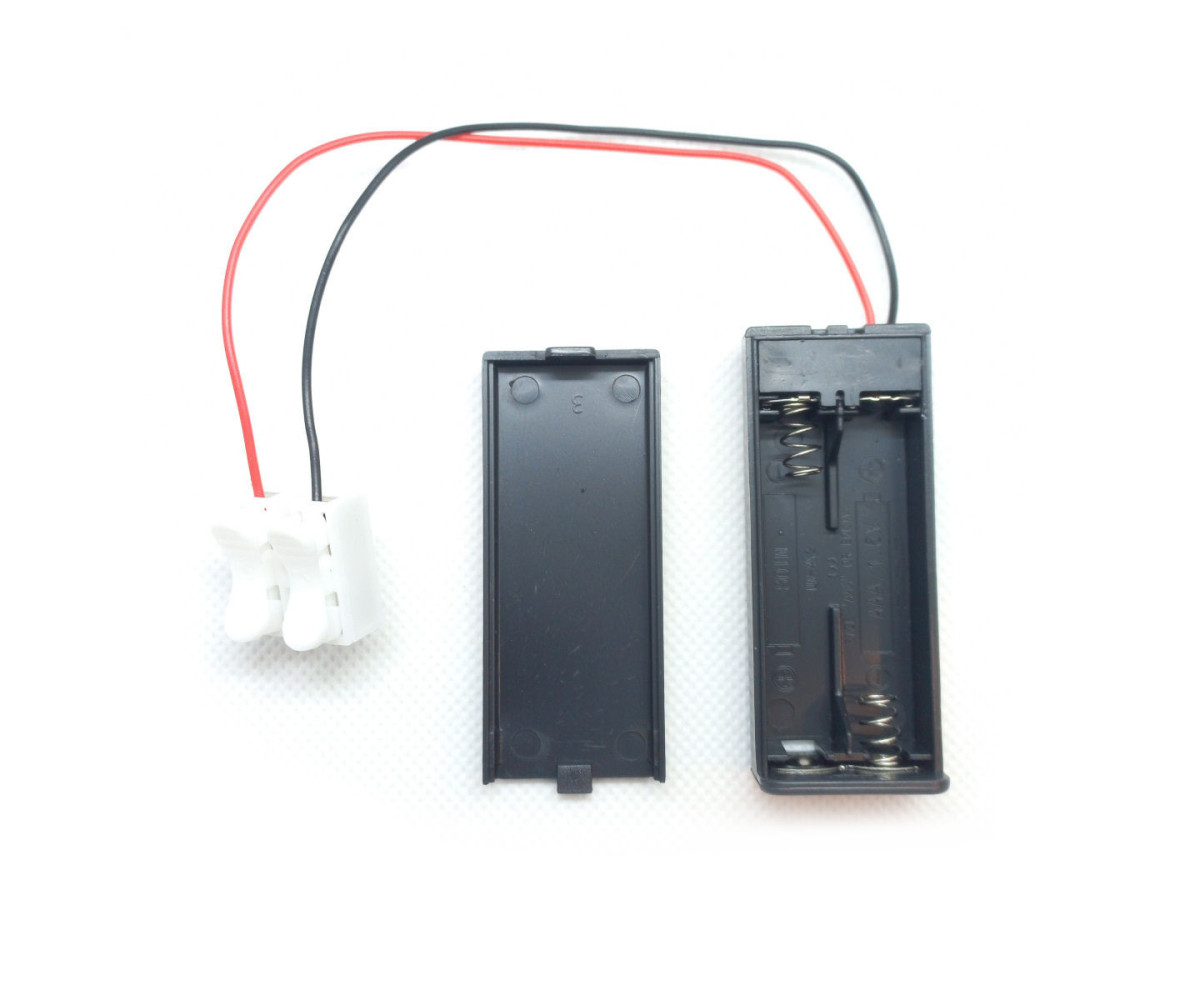 Zasilanie bateryjne do oświetlenia 2x AAA z włącznikiem