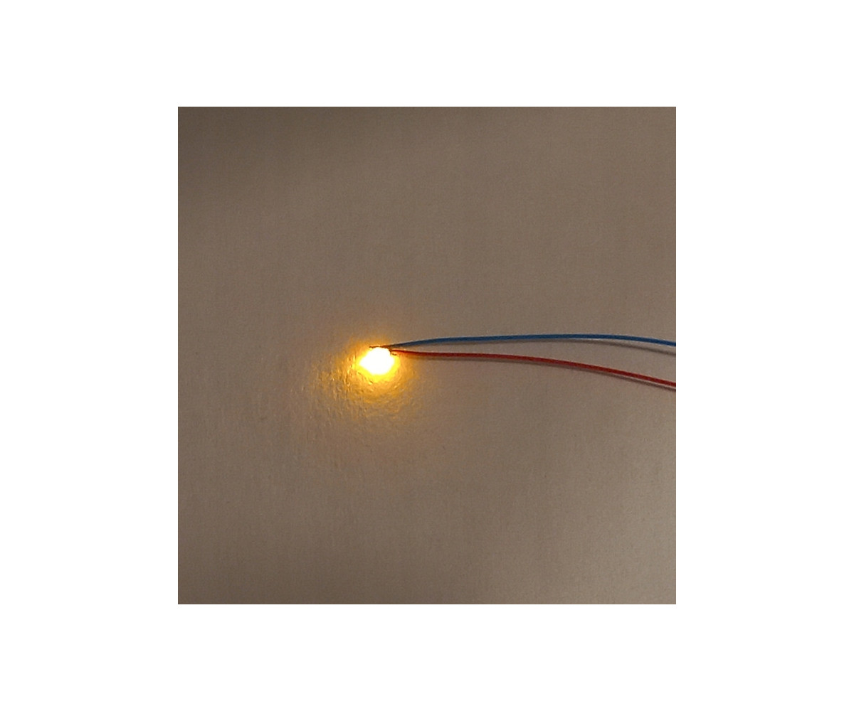 Dioda LED 0805 żółta 3v + rezystor