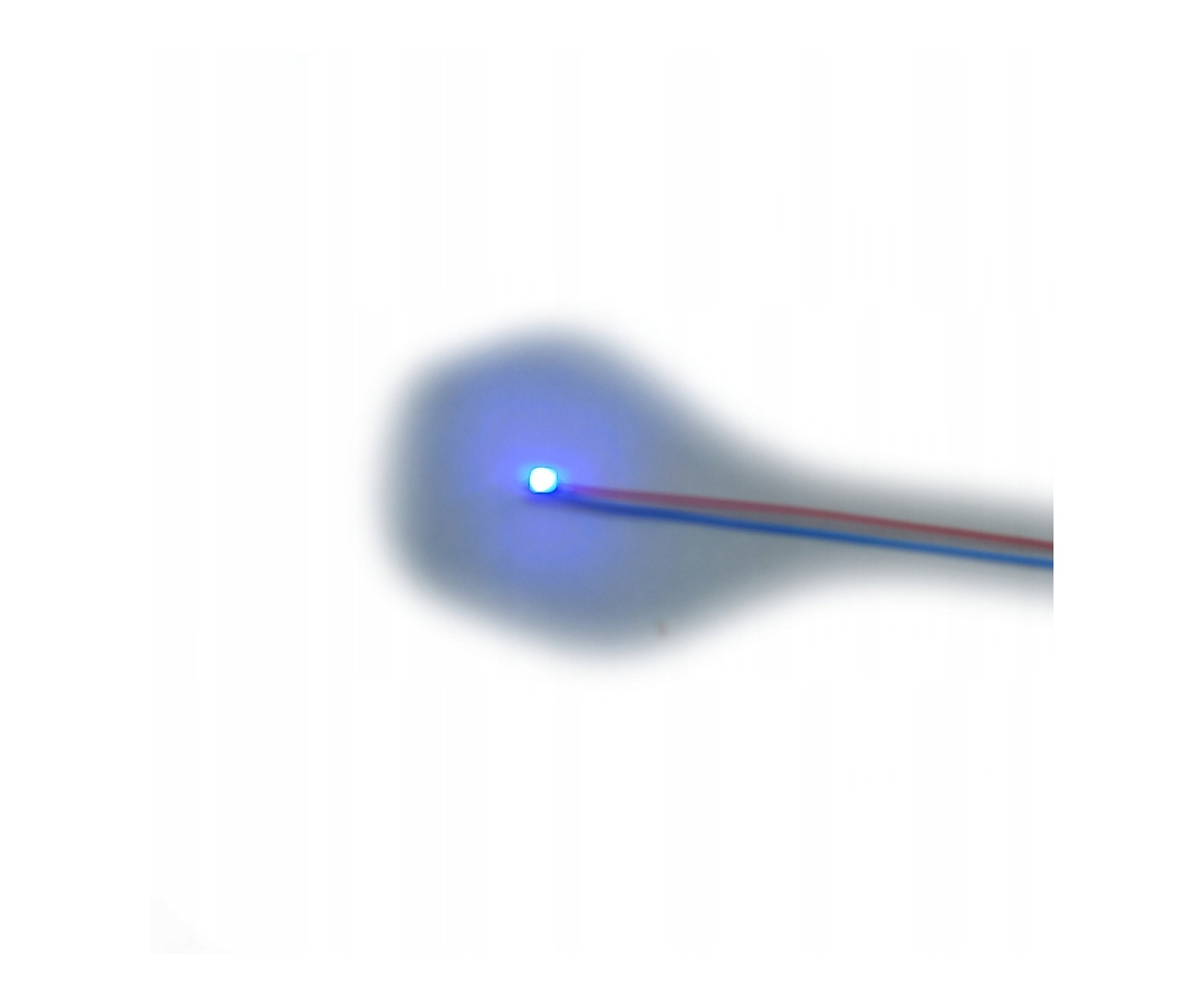 Dioda LED 0805 3v niebieska + rezystor