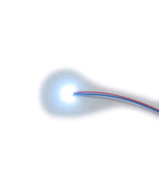 Dioda LED 0805 biała zimna 3v + rezystor