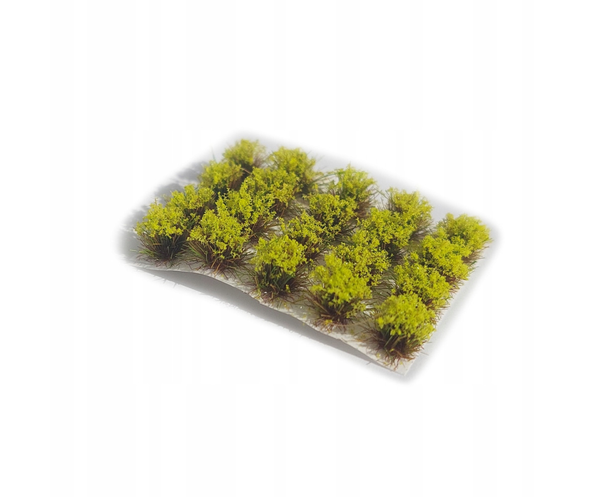 Kwiatki, kępki trawy 20 sztuk - seledynowe