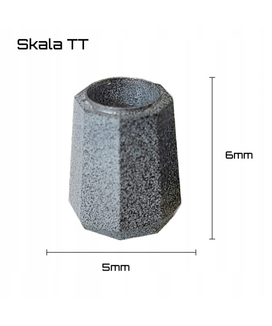 Kosz na śmieci 8-kątny - skala TT 1:120 - 5 sztuk