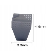 Kosz na śmieci, śmietnik PRL, skala TT 1:120, druk 3d - komplet 5 sztuk