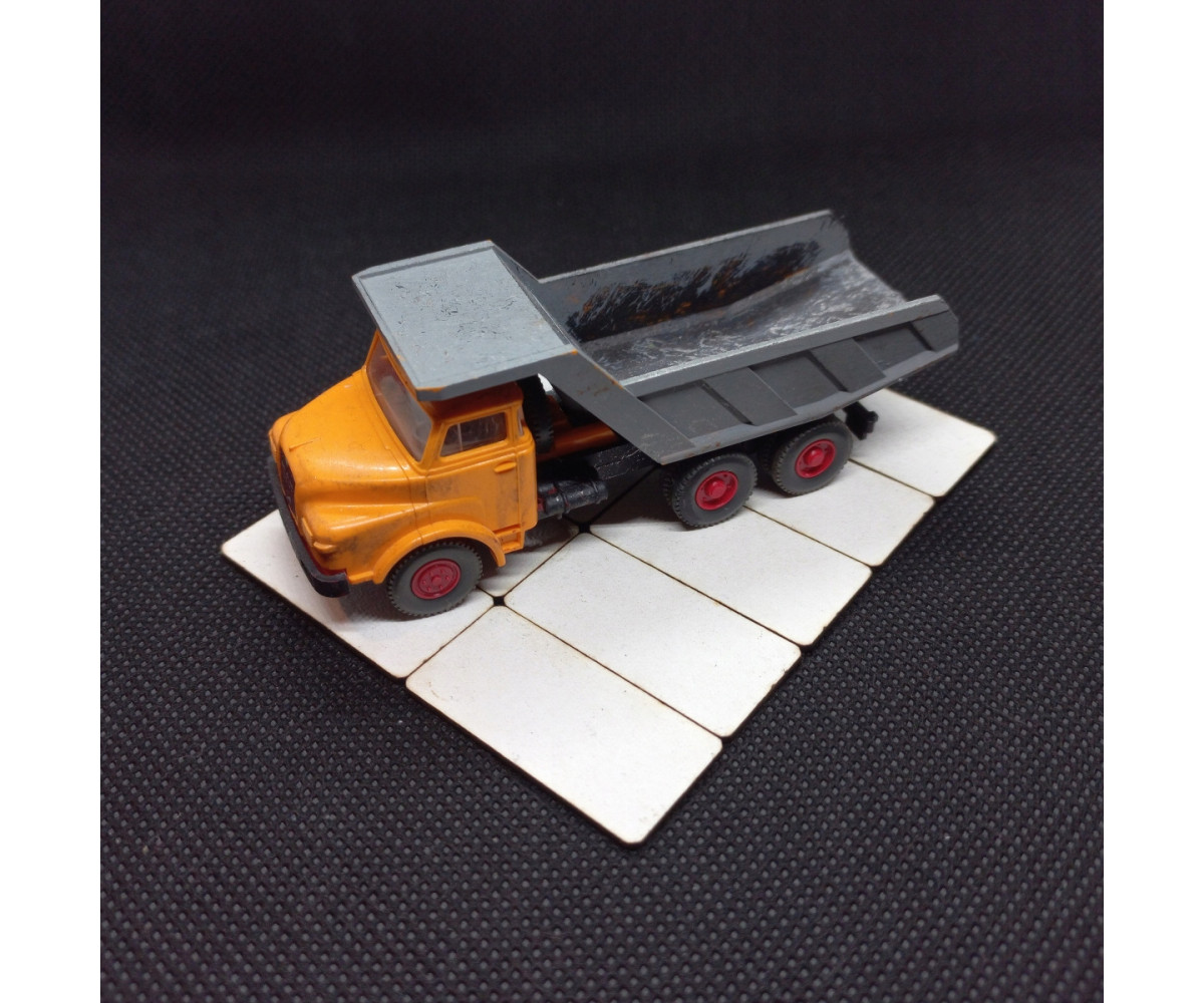 Płyty betonowe skala 1:64 46mm x 23mm, 20 sztuk, typ 2