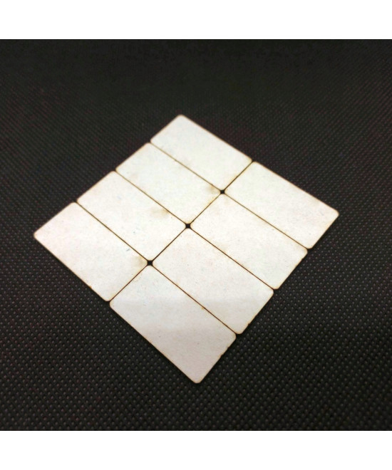 Płyty betonowe skala 1:72 42mm x 21mm, 24 sztuki, typ 2