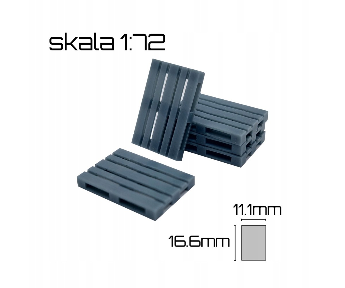 Palety skala 1:72, paleta druk 3d - 10 sztuk