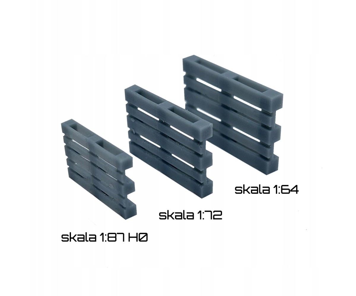 Palety skala 1:64, paleta druk 3d - 10 sztuk