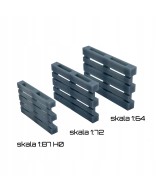 Palety skala 1:64, paleta druk 3d - 10 sztuk