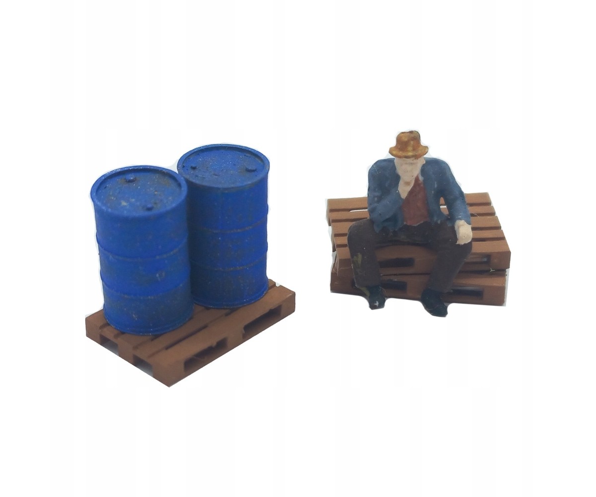 Palety skala 1:64, paleta druk 3d - 10 sztuk