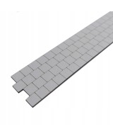 Chodnik H0 imitacja płyt 50cm bez krawężnika, 195mm x 24mm