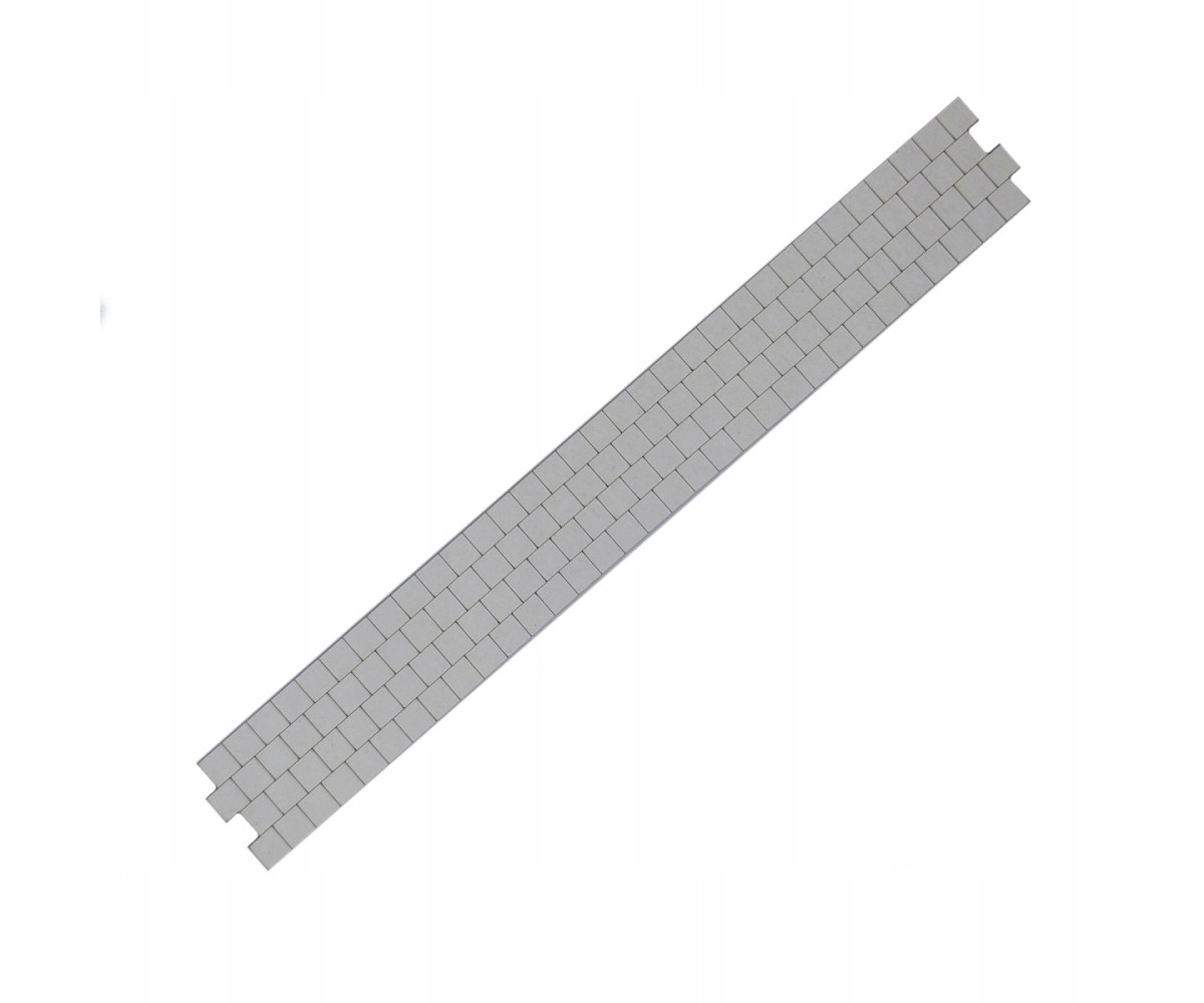 Chodnik H0 imitacja płyt 50cm bez krawężnika, 195mm x 24mm