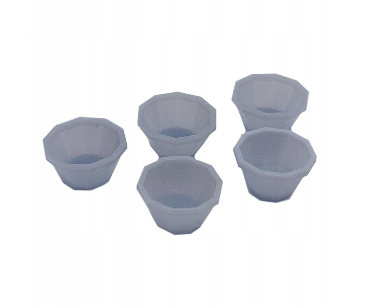 Donica peronowa, kwietnik, skala H0, druk 3d - komplet 5 sztuk małe