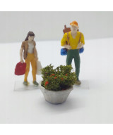 Donica peronowa, kwietnik, skala H0, druk 3d - komplet 5 sztuk małe