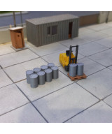 Beczki H0, beczka na olej, komplet 10 sztuk