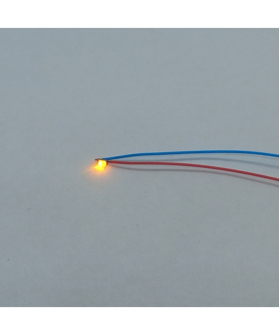 Dioda LED 0603 żółta 3v + rezystor