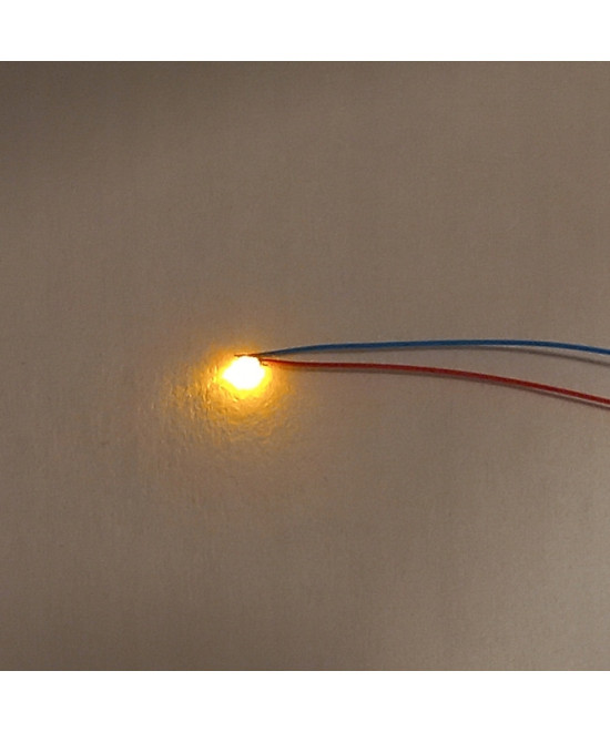 Dioda LED 0603 żółta 3v + rezystor