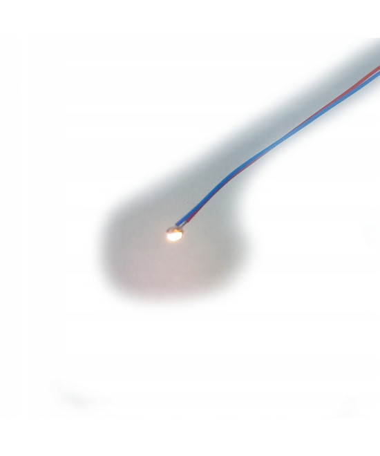 Dioda LED 0603 biała ciepła 3v + rezystor