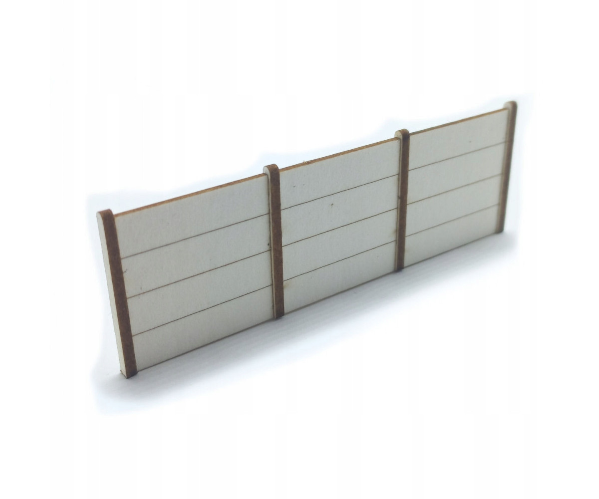 Płot betonowy H0 skala 1:87 typ 1