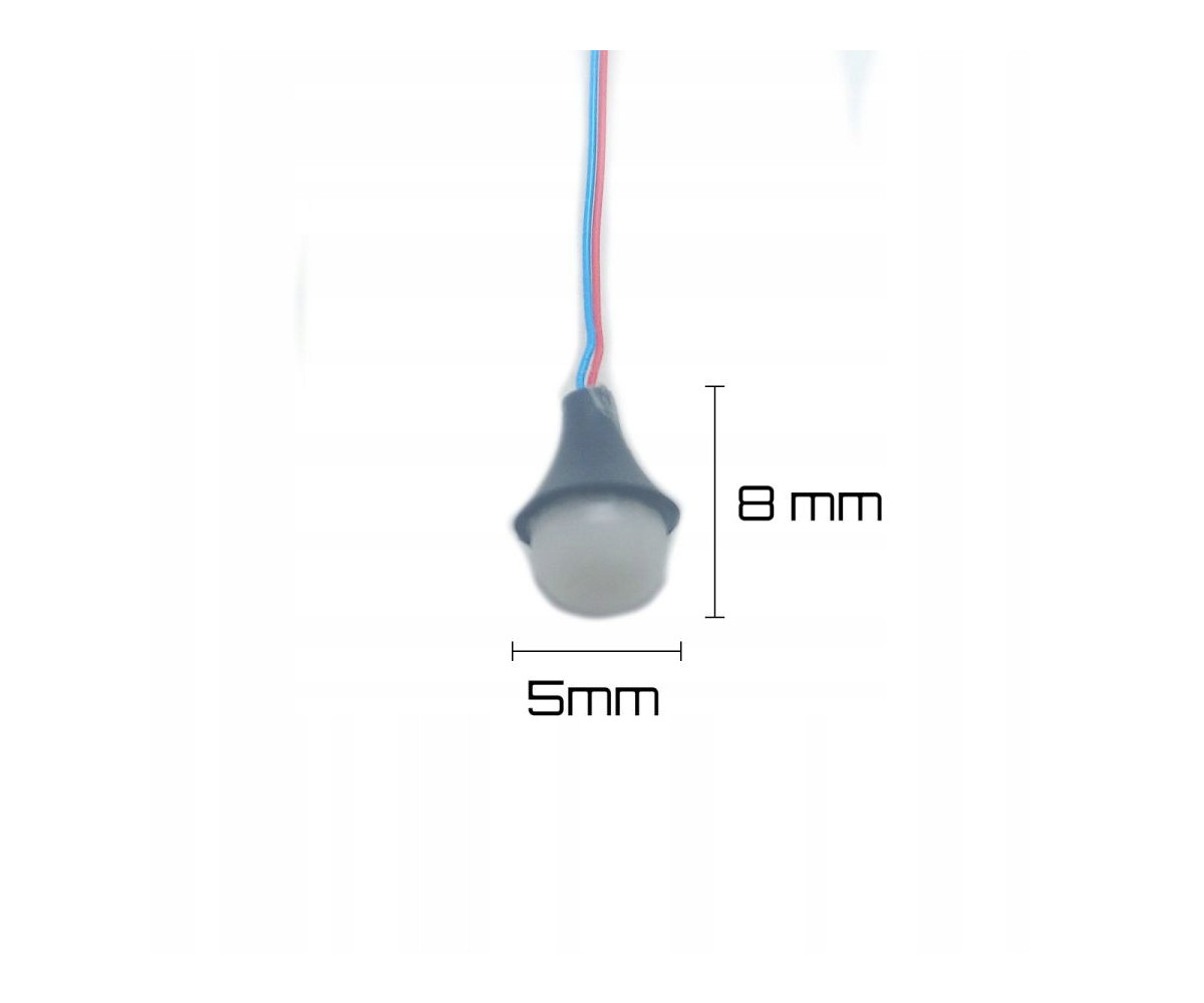 Lampa wisząca biała ciepła okrągła 3v + rezystor (klosz czarny)