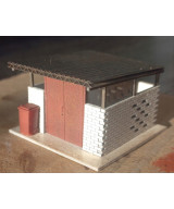 Wiata śmietnikowa skala H0, śmietnik