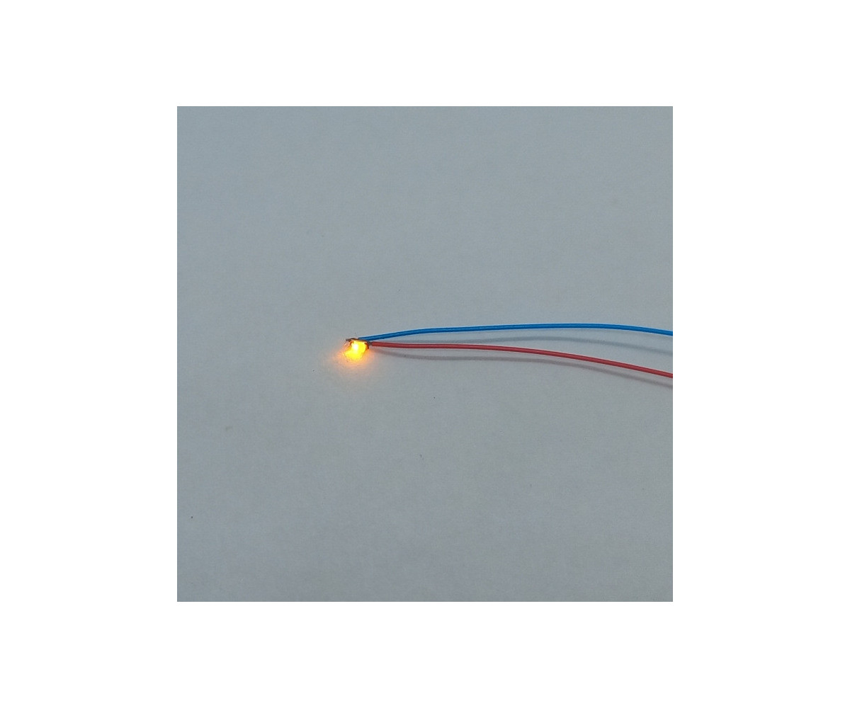 Dioda LED 0402 żółta 3v + rezystor