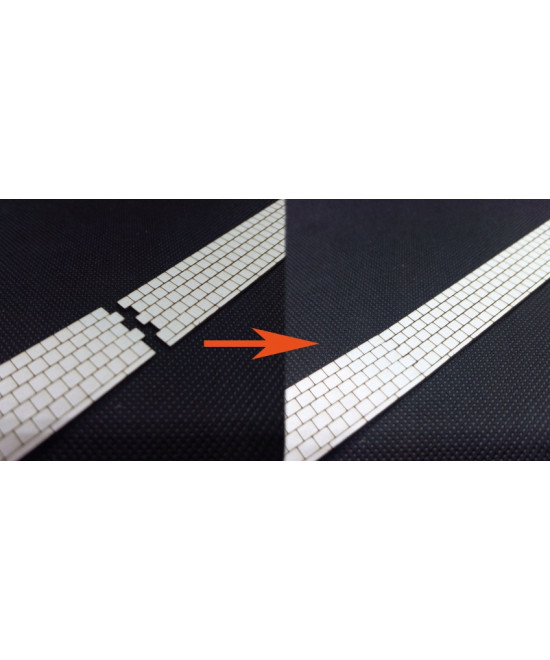 Chodnik na makietę z krawężnikiem długośc 19,5cm skala 1:64