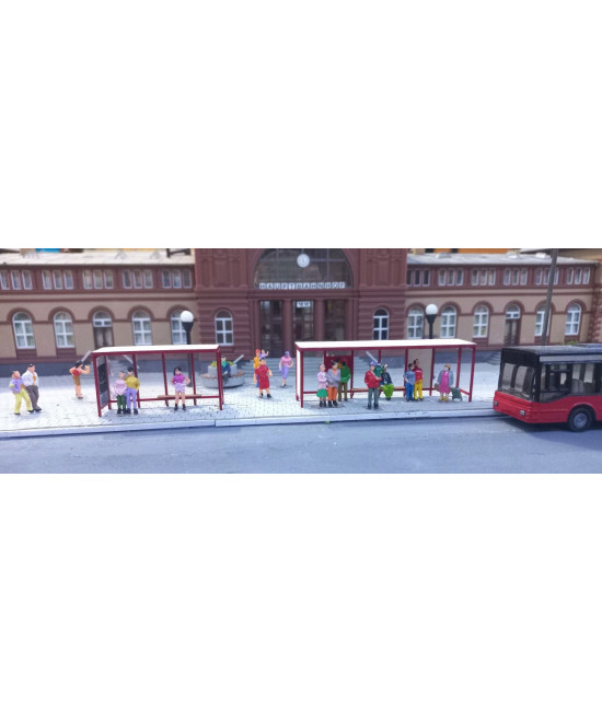 Ludziki postacie figurki H0 PREMIUM - 100 sztuk