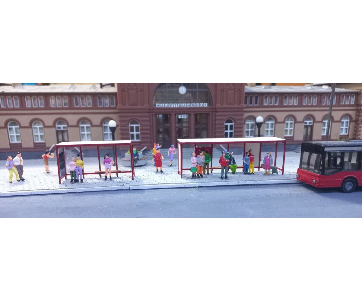 Ludziki postacie figurki H0 PREMIUM - 100 sztuk