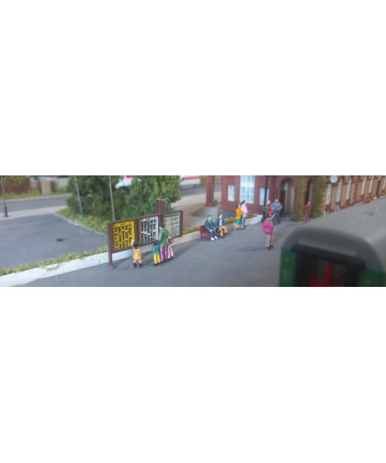 Ludziki postacie figurki H0 PREMIUM - 100 sztuk