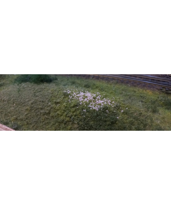 Posypka, kwiatki, krzaczki - różowy jasny