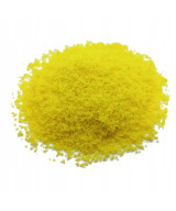 Posypka, kwiatki, krzaczki - żółty