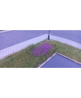 Posypka, kwiatki, krzaczki - fioletowy