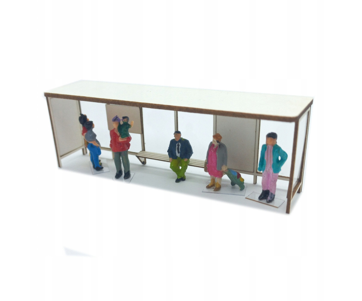 Przystanek autobusowy miejski H0 duży