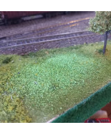 Posypka, mech, krzaczki - pastelowa zieleń