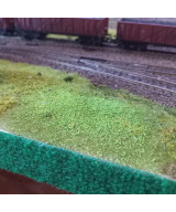 Posypka, mech, krzaczki - pastelowa zieleń