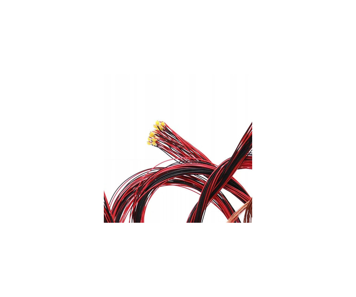 Dioda LED 1206 3v z przewodami 30cm - fioletowa