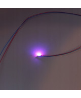 Dioda LED 1206 3v z przewodami 30cm - fioletowa