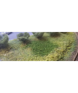 Posypka, mech, krzaczki - średnia zieleń