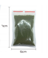 Posypka, mech, krzaczki - oliwkowa zieleń