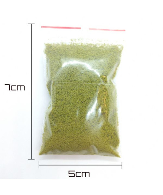 Posypka, mech, krzaczki - jasna zieleń