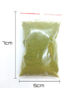 Posypka, mech, krzaczki - jasna zieleń