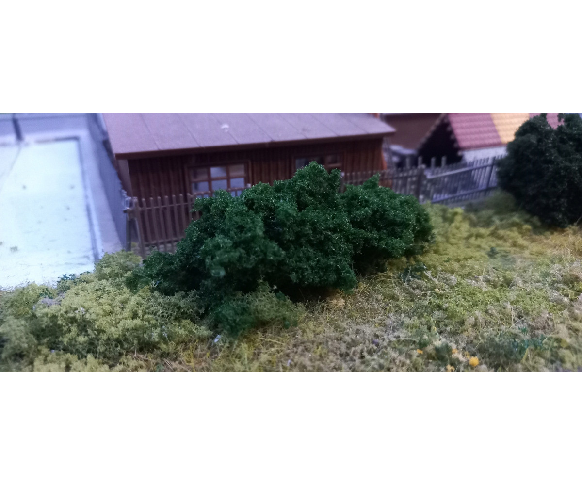 Krzaki, krzewy, gąbka, krzaczki na makietę średnia zieleń