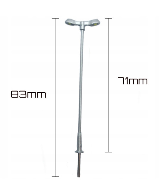 Latarnia dwuramienna biała zimna TT typ 4